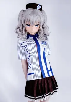kigurumi フィメールマスク　ローソンの鹿島ちゃん　ギャグ付き