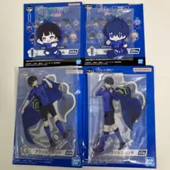 ブルーロック　一番くじ　潔世一　蜂楽廻　アクスタ　ラバーチャーム