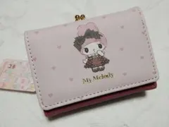 マイメロディ 秘密のメロクロ 折りたたみ がま口 財布 ウォレット 新品のサムネイル