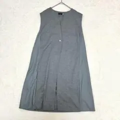 美品◆EVEX◆ストレッチポンチジレ/ロング丈 ドッキング 三陽商会 洗える