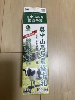 牛乳 空きパック 1枚　工作素材　未解体　洗浄済み　1000ml