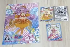 魚べい　アイプリ　コラボ アイプリカード　みつき/つむぎ クリアファイル　ひまり