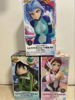 僕のヒーローアカデミア 蛙吹梅雨 波動ねじれ 麗日お茶子 フィギュア 僕のヒーローアカデミア フィギュア 3種セット 波動ねじれ 蛙吹梅雨 麗