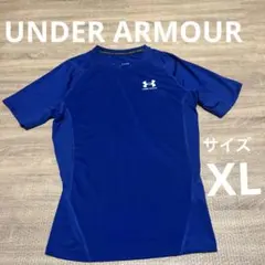 UNDER ARMOUR HEATGEAR Tシャツ XL 青