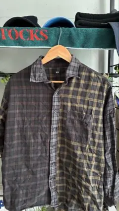 UNIQLO チェック柄 長袖シャツ Lサイズ