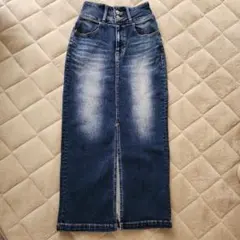 AZUL BY MOUSSY ダークブルー デニムスカート XS