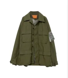 sacai x WTAPS Mill LS 01 Shirt "Khaki"のサムネイル