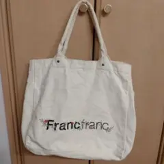 Francfranc アイボリー トートバッグ