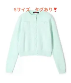 CABaN コットンカシミヤ クルーネックカーディガン