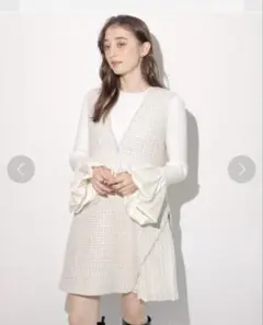 お値下げRirandture新品未使用　完売SSサイズツイードＩラインジャンスカ 2025年最新】リランドチュール ワンピース ツイードの人気アイテム