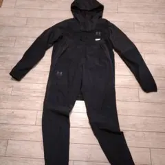 ＊UNDERARMOUR シャカシャカ防寒ジャージ 黒 MD＊