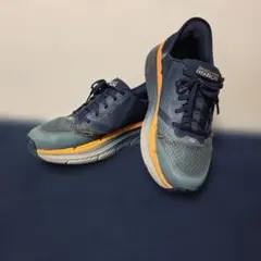 SKECHERS GO RUN ネイビー/オレンジ ランニングシューズ