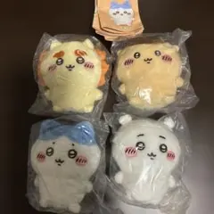 치이카와 주름 봉제 인형 ① 총 4 종 세트 완성