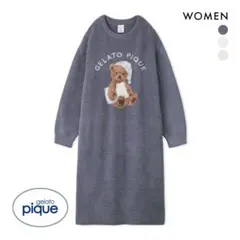 新品　GELATOPIQUE グレー ルームウェア 新品　ワンピース　ジェラピケ