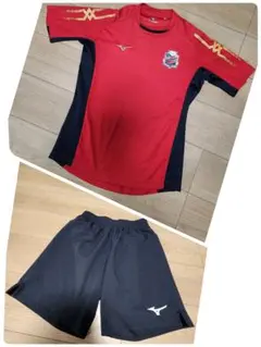 コンサドーレ　U12　Mizuno　練習着　S 　半袖　パンツ　セット