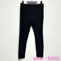 レディース　レギンス　スパッツ　裏起毛　ブラック　大きいサイズ