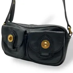 マークバイマークジェイコブス ショルダーバッグ 斜め掛け レザー 黒 ブラック