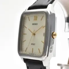 稼働品 SEIKO セイコー SPIRIT メンズ腕時計 デイト スクエアのサムネイル