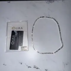 モアサナイト3.5mm テニスネックレス GRA証明書付き グリッター 50cm