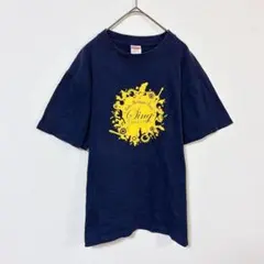 ユナイテッドアスレ　Tシャツ　メンズM　ネイビー色　前面プリント　綿100％