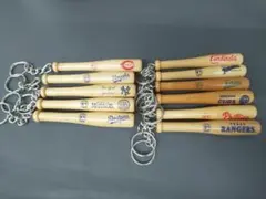 メジャーリーグ バット型キーホルダー 11本セット N274