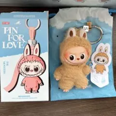 ラブブ LABUBU PIN FOR LOVE イニシャル アルファベット　S