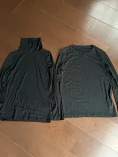 UNIQLO ユニクロ　ヒートテックシャツ　2枚セット　暖か肌着　インナー