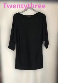 Twentythree ドルマンニット ブラック