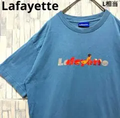 ラファイエット 半袖 Tシャツ ガール 女の子 くすみブルー メキシコ製 M