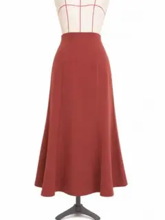 ハニーズ ロングスカート マーメイド フレア テラコッタ