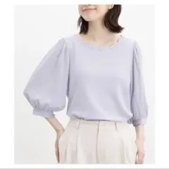 ハニーズ Honeys ６分袖スカラップ トップス Mサイズ