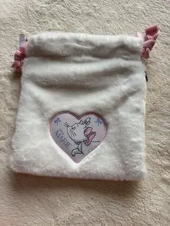 Disney おしゃれキャット マリー ファーポーチ 巾着