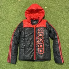 アディダス adidas ナイロンジャケット 厚手 サッカー フットサル 160