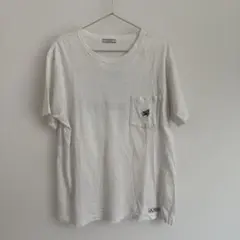 ホワイト Tシャツ ポケット付き