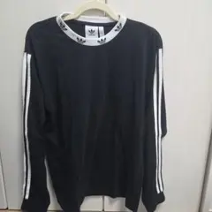 adidasオリジナルス ブラック 長袖 Tシャツ M