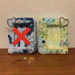 毛糸デコ　カードケース　トレカケース