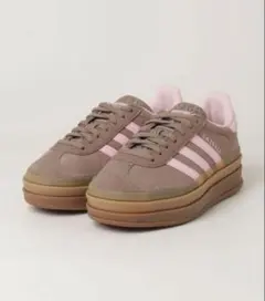 Gazelle Bold 厚底 ブラウン×ピンク 23.5cm