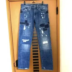 A|X ARMANI EXCHANGEダメージ デニムパンツ ジーンズ 30のサムネイル