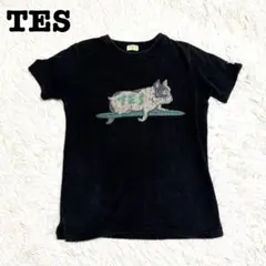 【大人気】tes 生地 Tシャツ パイル地　TES フレンチブルドッグのサムネイル