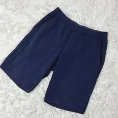 【c3432】UNIQLO ショートパンツ ジッパーポケット　ネイビー