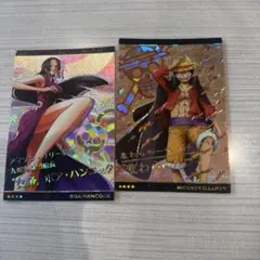 ワンピース カードセット ボア・ハンコック & モンキー・D・ルフィ