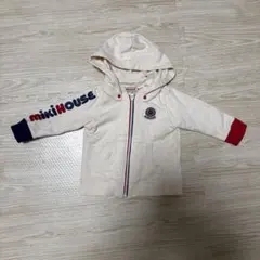MIKI HOUSE クリーム色パーカー　80