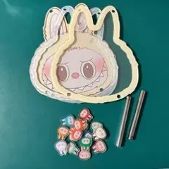 ウサギ型アクリルキーホルダーセット