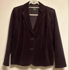 Leilian　ダークパープル テーラードジャケット 11号