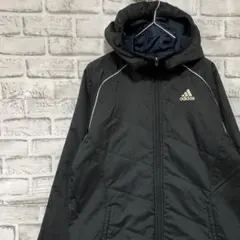 アディダス ナイロンジャケット中綿　ブラックS アウトドア0216
