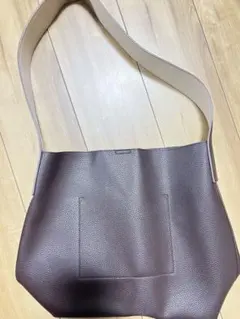 未使用品　TOPKAPI ブラウン レザー ショルダーバッグ