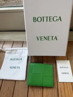 Bottega Veneta 二つ折り財布 グリーン