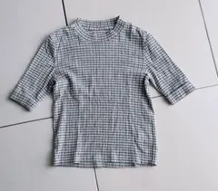 Ray BEAMS チェック柄 半袖Tシャツ　レイビームス　ギンガムのサムネイル