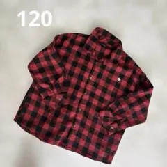 ＰＯＬＯ❤︎赤チェックシャツ❤︎120センチ