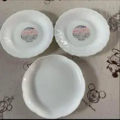 ヤマザキ春のパン祭り　ホワイト皿 3枚セット